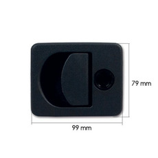 Miniature SERRURE DE GARAGE KUBUS NOIR - STS OBERHOLZ N° 1