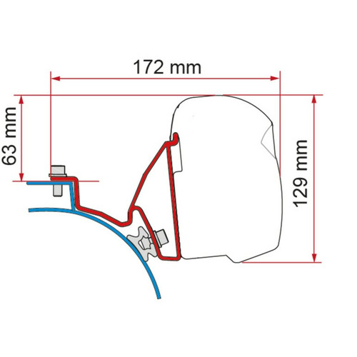 F43Van sur T5/T6 California - FIAMMA