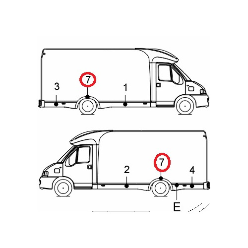 Carénage de roue – Chausson Flash 12 (2009) - TRIGANO