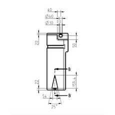 Miniature Réservoir eau propre passage de roue 100 litres - côtés droite et/ou gauche - FUSION N° 4