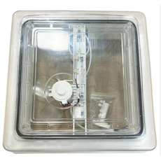 Miniature Lanterneau 28 x 28 avec ventilateur - CRISTAL N° 5