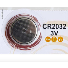 Miniature Piles bouton plate - CR2032 - CAN N° 1