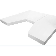 Miniature Drap-housse en jersey 2x70/90x180/210 cm + 30/50x120/145 cm (ensemble 3 pièces)  - BLANC - WALRA  N° 1