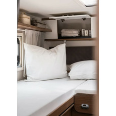 Miniature Drap-housse en jersey 2x70/90x180/210 cm + 30/50x120/145 cm (ensemble 3 pièces)  - BLANC - WALRA  N° 3