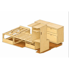 Miniature Pack meuble aménagement COZY pour -Volkswagen T5 (2003-2015) / Volkswagen T6 (2015-AUJOURD'HUI) N° 7