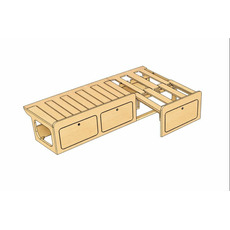 Miniature Lit peigne -Trafic 3 / Fiat Talento / Nissan NV300 / Opel Vivaro (2015-2020) N° 3