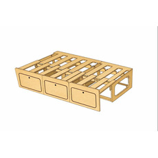 Miniature Lit peigne -Citroen Jumpy 3 / Peugeot expert 3 / Opel vivaro (2020 - AUJOURD'HUI) / Fiat Scudo / Toyota Pro ACE N° 2