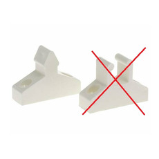 ATTENTION Produit imparfait | Bloc porte extérieure - entraxe 32 mm / 32 mm - CHANTAL