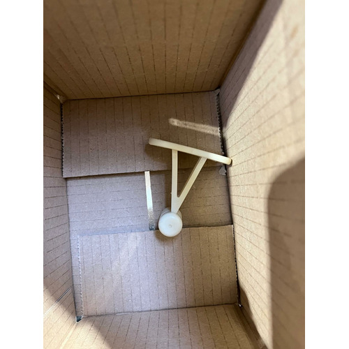 ATTENTION Produit imparfait | BLOC PORTE + CALE MOBILHOME BLANC CASSE