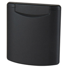 Miniature SOCLE PRISE CEE A ENCASTRER - verrouillage magnétique - 120X135CM - NOIR N° 1