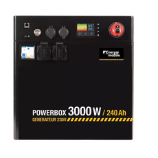 Miniature Générateur lithium 230V POWERBOX|3000 W / 240 Ah -ENERGIE MOBILE N° 2