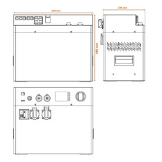 Miniature Générateur lithium 230V POWERBOX|3000 W / 240 Ah -ENERGIE MOBILE N° 6