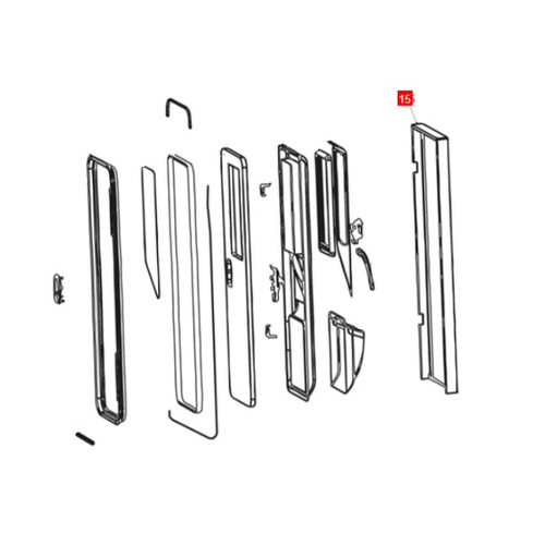 Moustiquaire plissée latérale pour porte cellule – Chausson Welcome 610 (2016) - TRIGANO