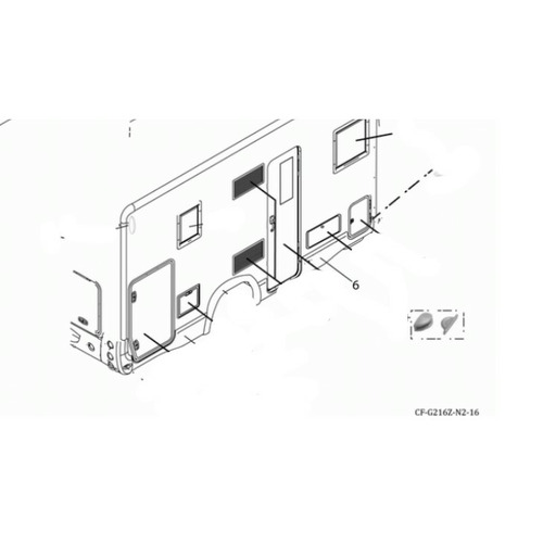 Bas de caisse avant droit – Chausson Welcome 610 (2016)