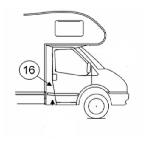 Montant droit pour Chausson Welcome 610 (2016)