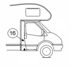 Miniature Montant droit pour Chausson Welcome 610 (2016) N° 0