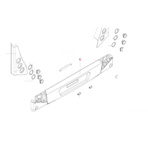 Pare-choc arrière central – CI Riviera (2018)