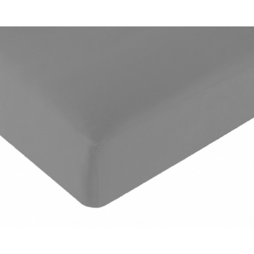 Ensemble Drap & Drap housse pour Prêt à dormir SWEET DREAMS 150 x 200 cm Lit central - Coloris GRIS - WOL