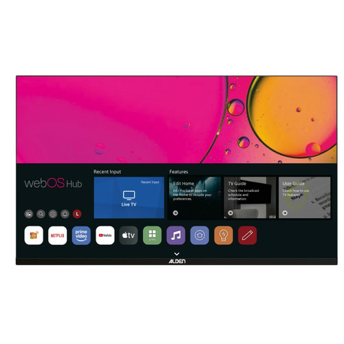 Téléviseur SMART WebOS TV FullHD ALDEN 27’’ Slim Frame - ALDEN