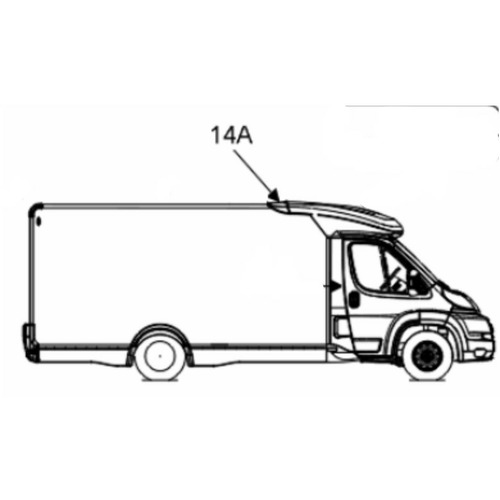 Finition d'angle avant droite pour Challenger / Birthday 60 