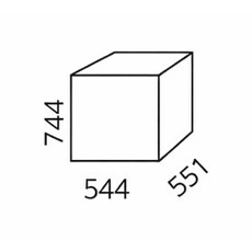 Miniature Réfrigérateur à tiroir DR 130 INOX Clean Touch - INDEL WEBASTO N° 2