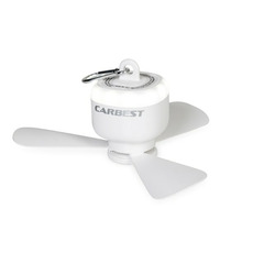 Miniature Lampe et Ventilateur de plafond nomade| 3 vitesses, Rechargeable & Télécommandé - CARBEST N° 3