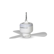 Miniature Lampe et Ventilateur de plafond nomade| 3 vitesses, Rechargeable & Télécommandé - CARBEST N° 6