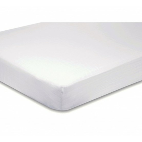 Ensemble Drap + Drap housse pour Prêt à dormir 120/130 x 190 cm - Coloris blanc - INCASA