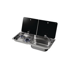 COUVERCLE EN VERRE COTE GAUCHE AU DESSUS DU RECHAUD FL1766 - CAN