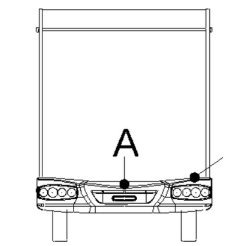 Pare-chocs Arrière pour CHALLENGER Mageo 192 (Modèle 2008)