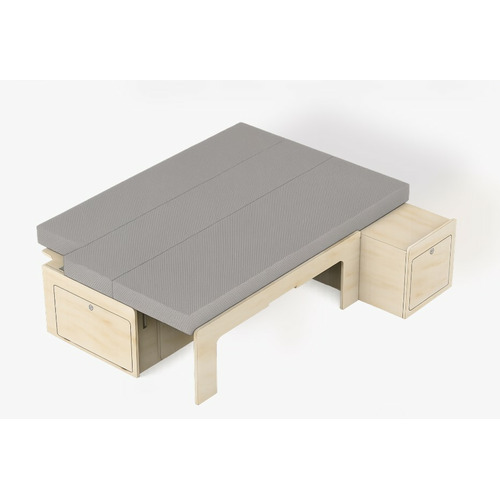 Matelas pour fourgon/van - Lit - 180 x 120 cm - 7 cm Mousse Haute Densité ( 28 kg/m³ ) + 3 cm Mémoire de Forme