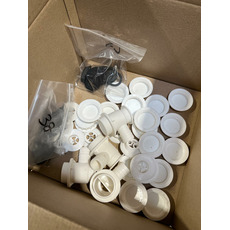 ATTENTION Produit imparfait | Bonde blanche siphon sortie diamètre 25 pour caravane et camping-car﻿ - ZADI (JOINTS EPAIS)