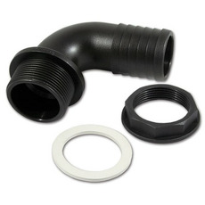 Miniature ATTENTION Produit imparfait | Raccord coudé grand épaulement Ø 40 mm filetage 1/2 (ECROU) N° 1