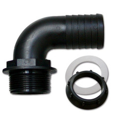 Miniature ATTENTION Produit imparfait | Raccord coudé grand épaulement Ø 40 mm filetage 1/2 (ECROU) N° 2