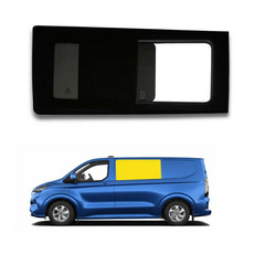 Baie coulissante 1208x566mm - AVANT GAUCHE - VERRE TEINTÉ - FORD TRANSIT CUSTOM (2013-2022)