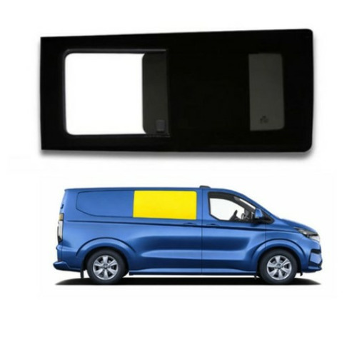 Baie coulissante 1199x566mm - AVANT DROITE - VERRE TEINTÉ - FORD TRANSIT CUSTOM (2013-2022)
