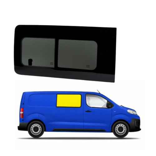 Baie coulissante 1100x541mm - CÔTÉ DROIT (PASSAGER) - JUMPY / EXPERT / PROACE / VIVARO (DEPUIS 2016)