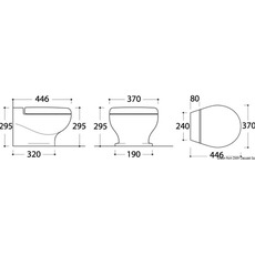 Miniature WC ÉLECTRIQUE NANO 12 V  - HAUTEUR 295 MM - COMPACT & SILENCIEUX -  OSCULATI N° 1