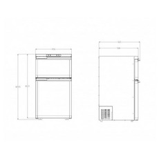 Miniature RÉFRIGÉRATEUR À COMPRESSION  BLIZZ  F80 -80L - 12V/24V - BLIZZ-E F80 AVEC BLUETOOTH - EZA N° 1