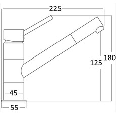 Miniature Robinet mitigeur pivotant Diana - OSCULATI N° 1