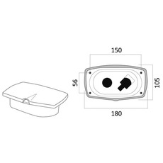 Miniature Kit coffret douche Boris complet - 2,5 M - OSCULATI N° 2