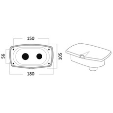 Miniature Kit coffret douche Mizar complet chromé - 4 M - OSCULATI N° 2