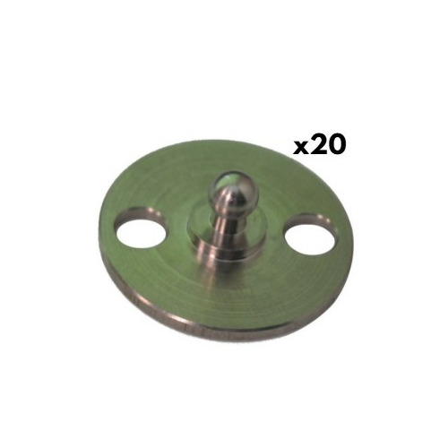 20 boutons-pression de fixation pour isolants Thermicamp - CLAIRVAL