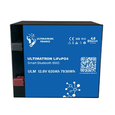 Miniature  Batterie Lithium Sous Siège de 12.8V 620Ah LiFePO4 Smart BMS Avec Bluetooth - ULTIMATRON N° 5