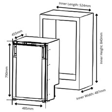Miniature RÉFRIGÉRATEUR À COMPRESSEUR 85L 85L - 12/24V - FREEZER SÉPARÉ - MOTEUR LG  - PUNDMANN N° 4
