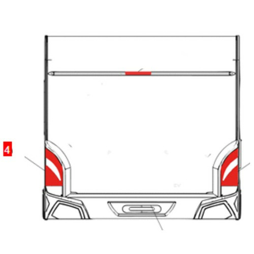 Feu arrière multifonction caravane Sterckeman 410 CP (2024)