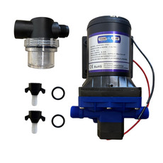 Miniature Pompe à eau Haute Performance  12V – Série 2095 (7L/min – 1,4 Bar à 3,1 Bar ) - TEKNO CAMP N° 0