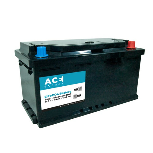 Batterie Lithium LiFePO4 12.8 V - 100 Ah  - ACE ENERGY
