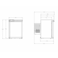 Miniature RÉFRIGÉRATEUR À COMPRESSION  - 40L -12V/24V - BLUETOOTH - N° 2