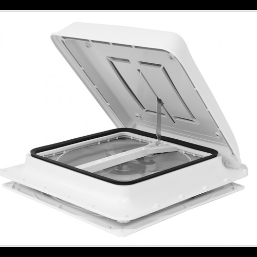 LANTERNEAU 400 X 400 Avec ventilateur Turbovent 12 Volts blanc - FIAMMA